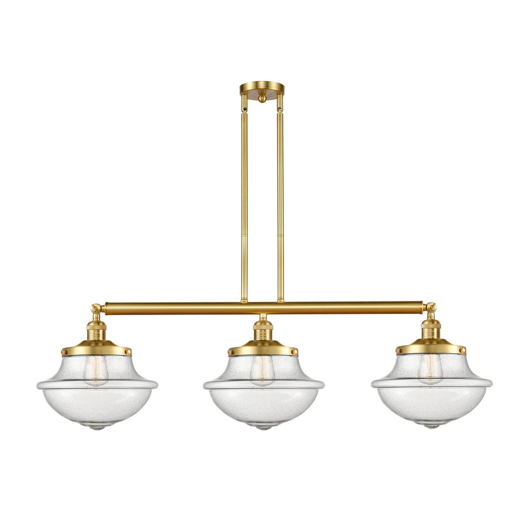 Innovations Franklin Restoration 213-SG-G544-LED Pendant Light - Satin Gold