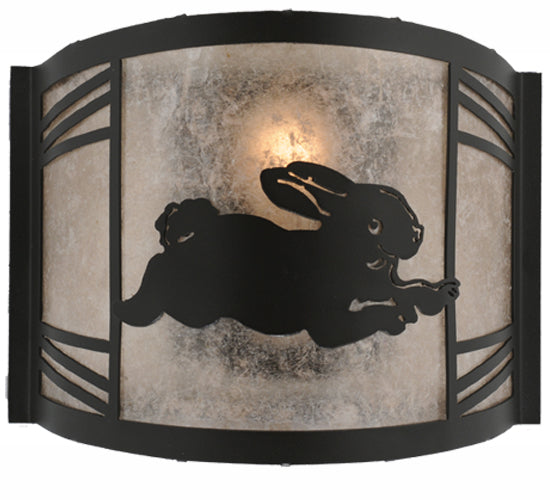 Meyda Tiffany Rabbit On The Loose 110559 Wall Light - Antique Copper