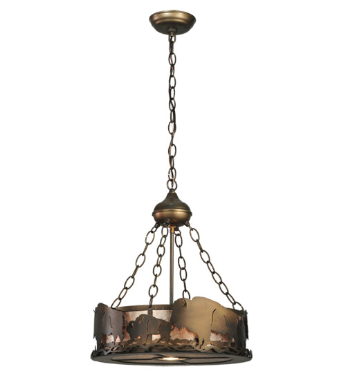 Meyda Tiffany Buffalo 110643 Pendant Light - Antique Copper
