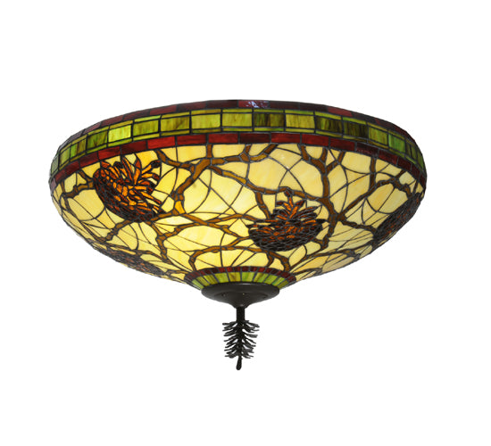 Meyda Tiffany Pinecone 110734 Ceiling Light - Timeless Bronze
