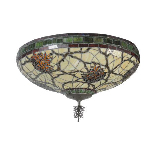 Meyda Tiffany Pinecone 110734 Ceiling Light - Timeless Bronze