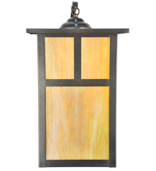 Meyda Tiffany Lighting 110798 Hyde Park One Light Wall Sconce Outdoor Bronze / Dark
