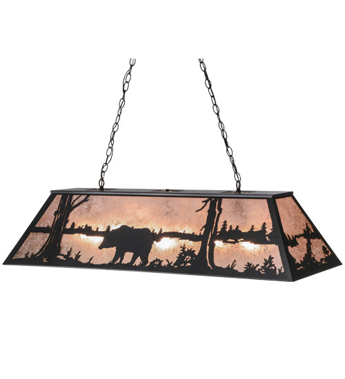 Meyda Tiffany Bear At Lake 110854 Pendant Light - Antique