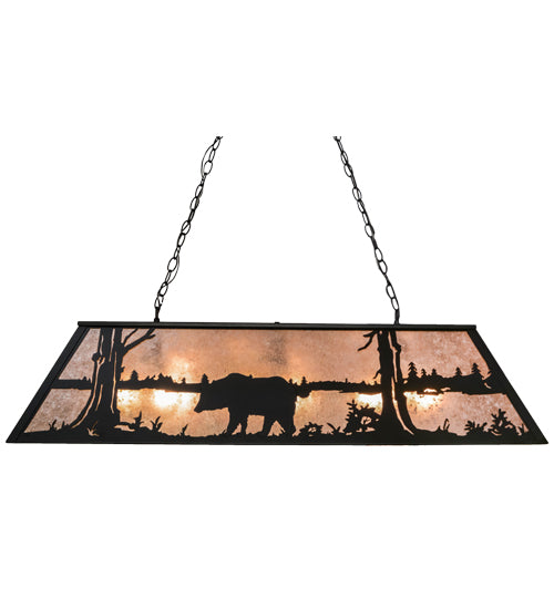 Meyda Tiffany Bear At Lake 110854 Pendant Light - Antique