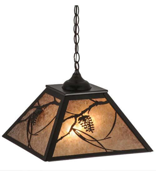 Meyda Tiffany Whispering Pines 110859 Pendant Light - Timeless Bronze