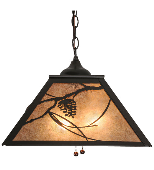 Meyda Tiffany Whispering Pines 110859 Pendant Light - Timeless Bronze