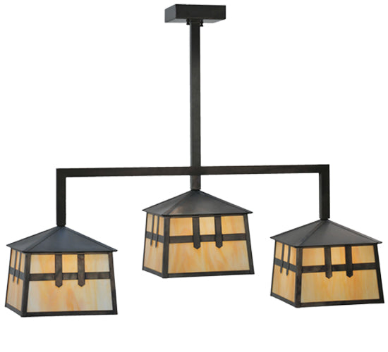 Meyda Tiffany Stillwater 110914 Pendant Light - Craftsman Brown