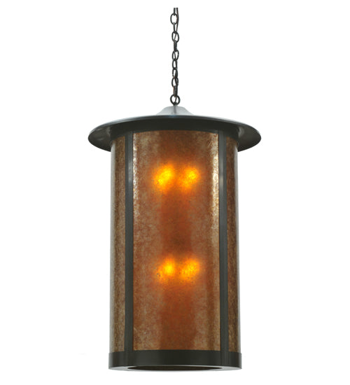 Meyda Tiffany Lighting 110932 Fulton Eight Light Pendant Outdoor Bronze / Dark
