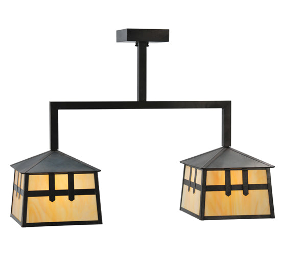Meyda Tiffany Stillwater 110940 Pendant Light - Craftsman Brown