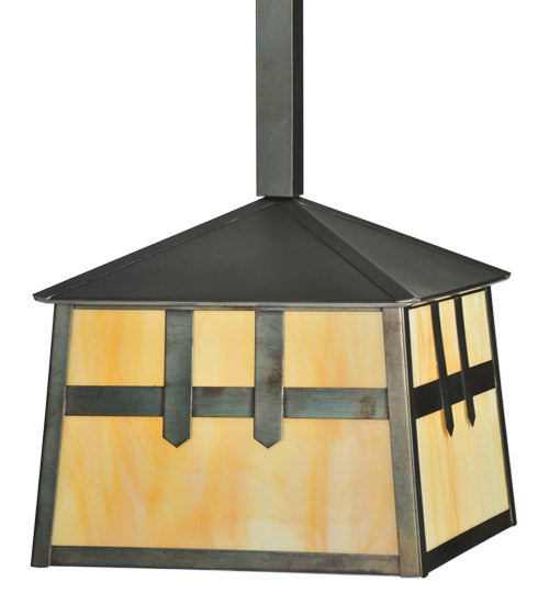 Meyda Tiffany Lighting 110941 Stillwater One Light Mini Pendant Outdoor Bronze / Dark