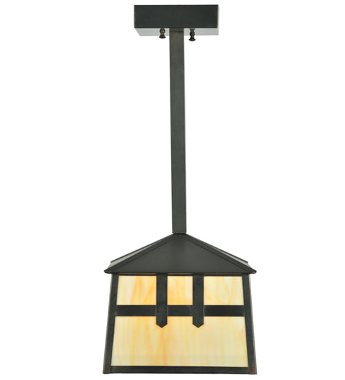 Meyda Tiffany Lighting 110941 Stillwater One Light Mini Pendant Outdoor Bronze / Dark