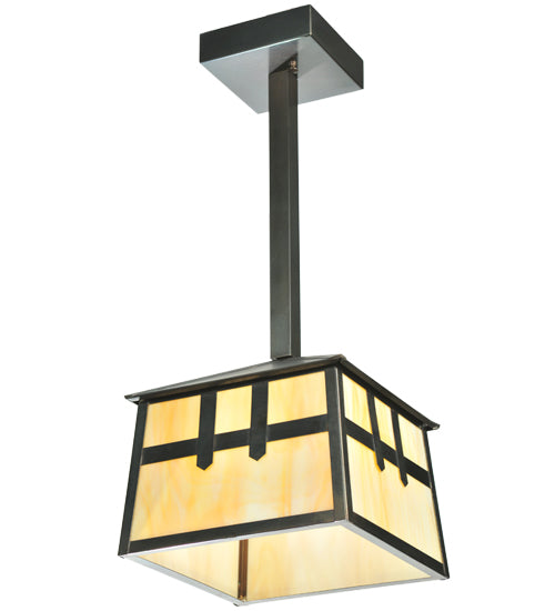 Meyda Tiffany Lighting 110941 Stillwater One Light Mini Pendant Outdoor Bronze / Dark