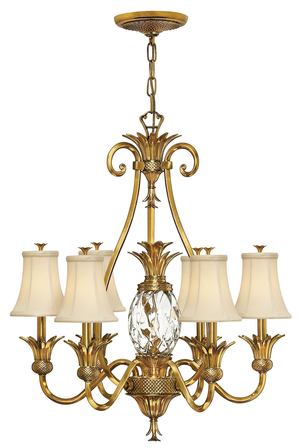 Hinkley Plantation 4886BB Chandelier Light - Burnished Brass