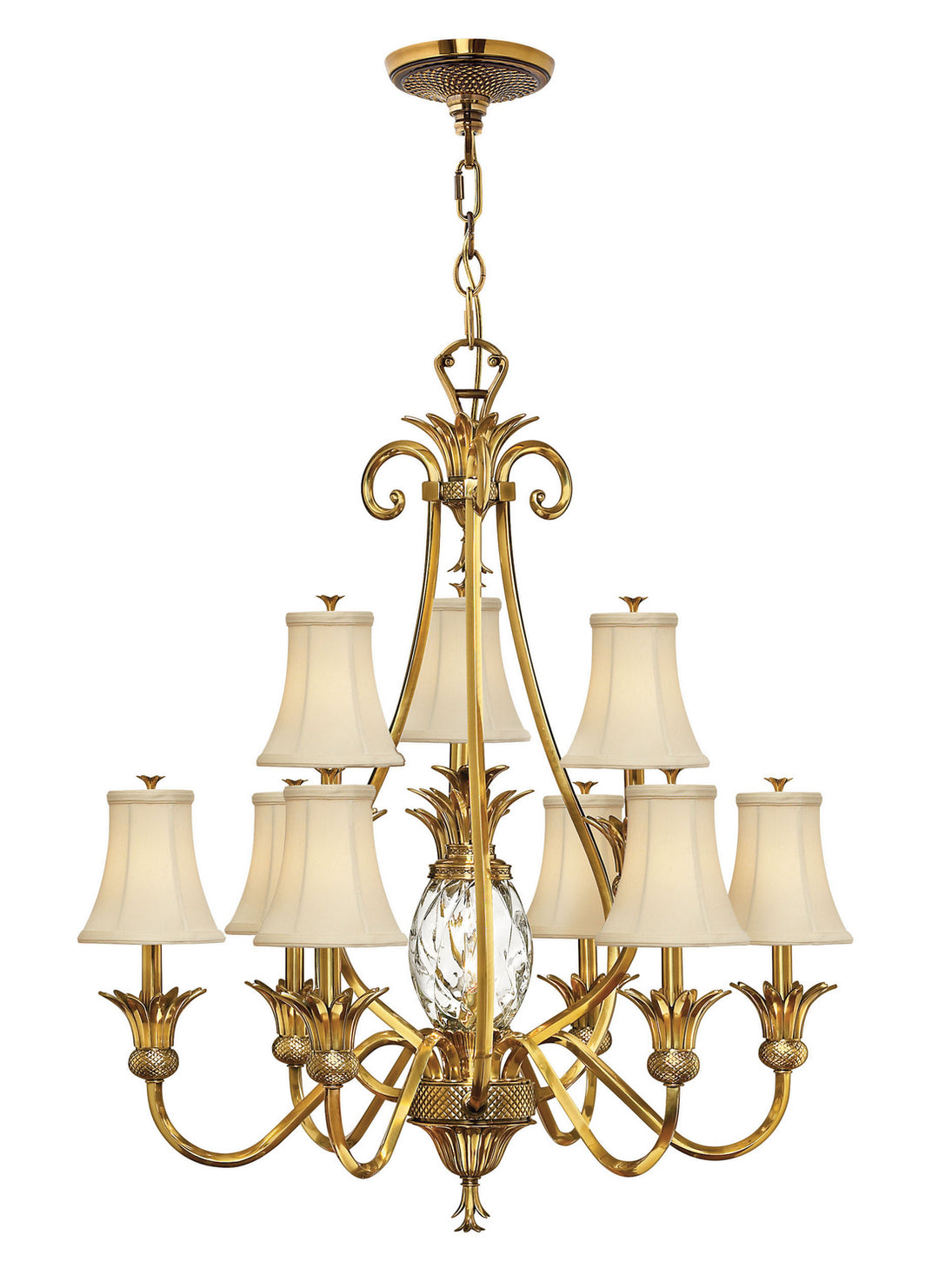 Hinkley Plantation 4887BB Chandelier Light - Burnished Brass