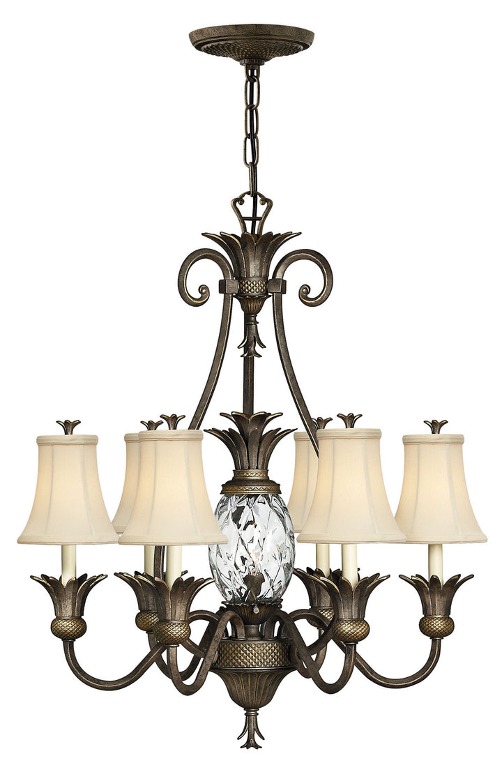 Hinkley Plantation 4886PZ Chandelier Light - Pearl Bronze