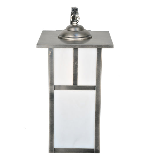 Meyda Tiffany Lighting 111123 Hyde Park One Light Wall Sconce Outdoor Pewter, Nickel, Silver