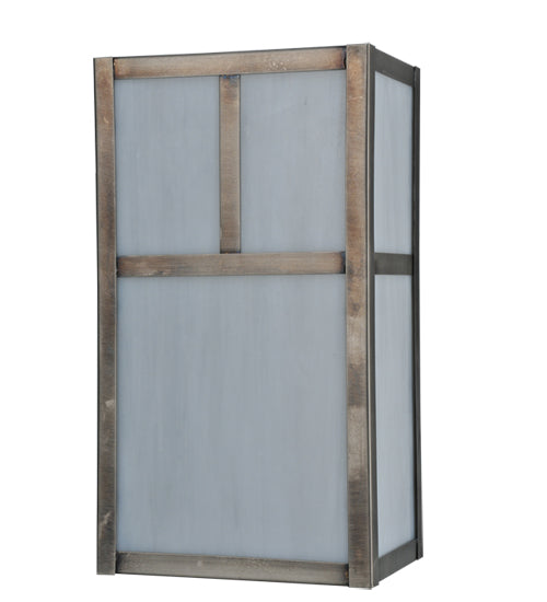 Meyda Tiffany Lighting 111140 Hyde Park Two Light Wall Sconce Outdoor Pewter, Nickel, Silver