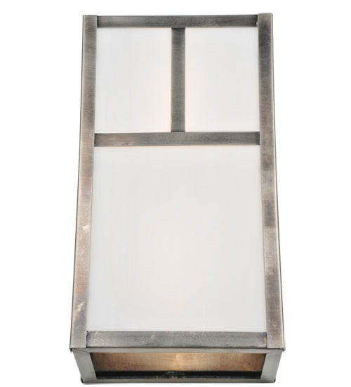 Meyda Tiffany Lighting 111140 Hyde Park Two Light Wall Sconce Outdoor Pewter, Nickel, Silver