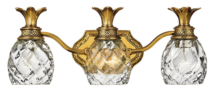 Hinkley Plantation 5313BB Bath Vanity Light 21 in. wide - Burnished Brass