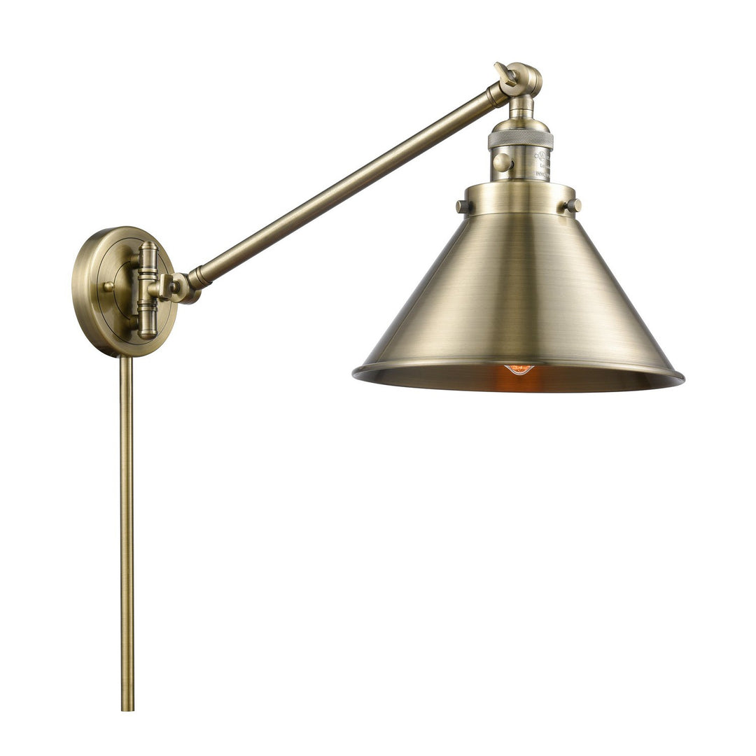 Innovations Lighting 237-AB-M10-AB-LED  Franklin Restoration Lamp Antique Brass