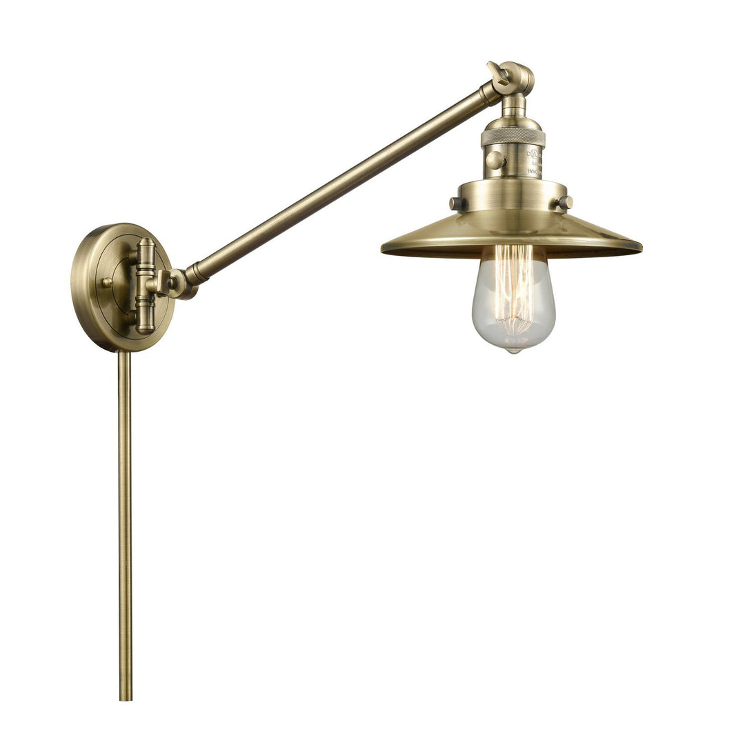 Innovations Lighting 237-AB-M4-AB-LED  Franklin Restoration Lamp Antique Brass