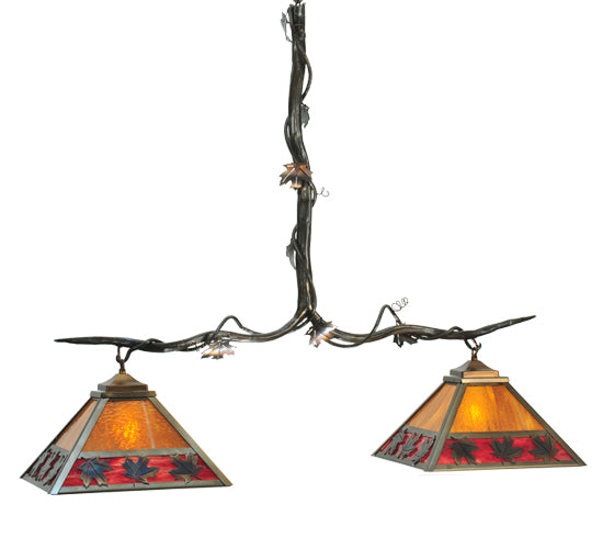 Meyda Tiffany Maple Leaf 111207 Pendant Light - Antique Copper