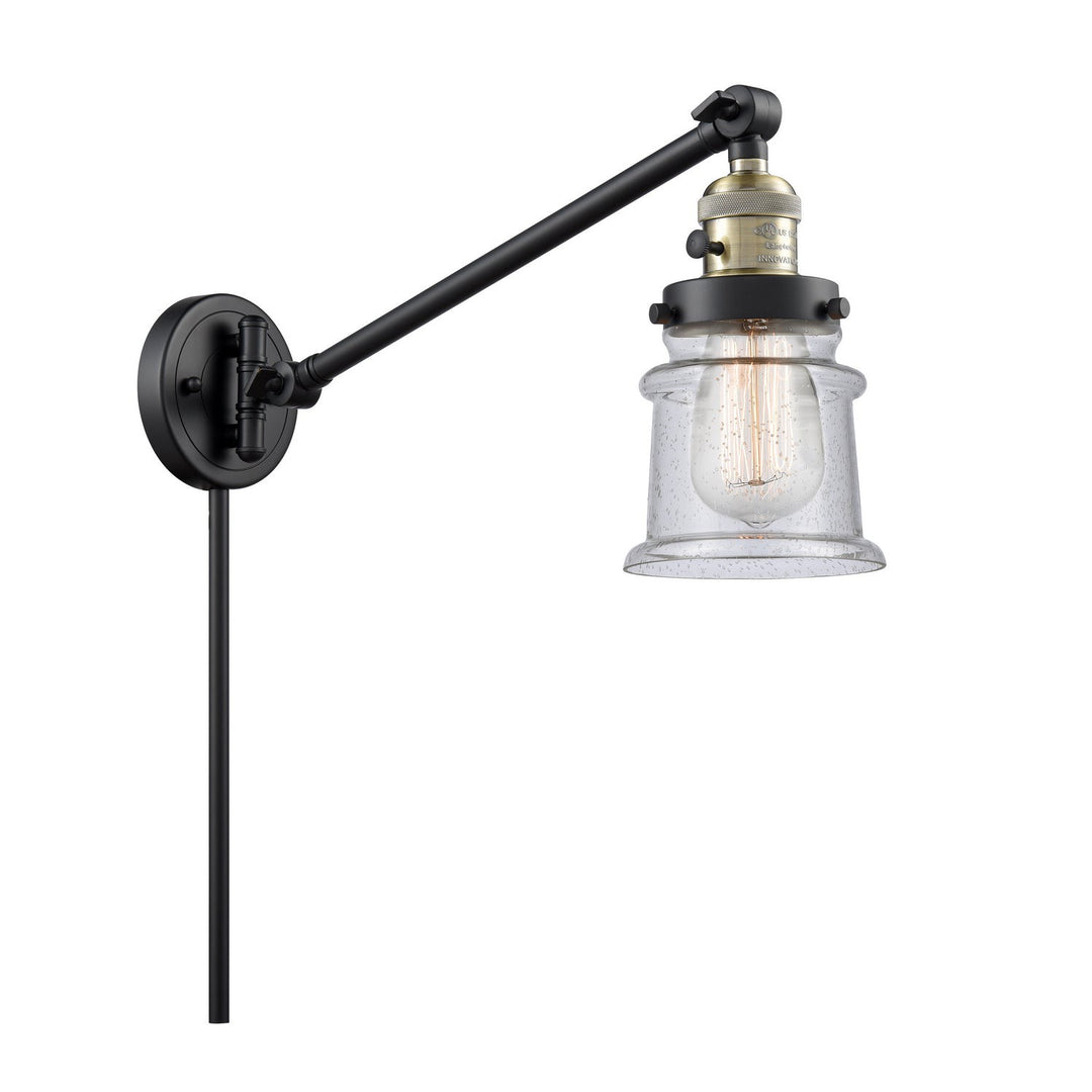 Innovations Lighting 237-BAB-G184S-LED  Franklin Restoration Lamp Black Antique Brass