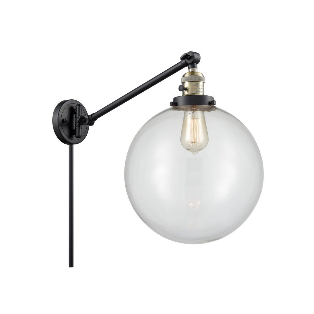 Innovations Lighting 237-BAB-G202-12  Franklin Restoration Lamp Black Antique Brass
