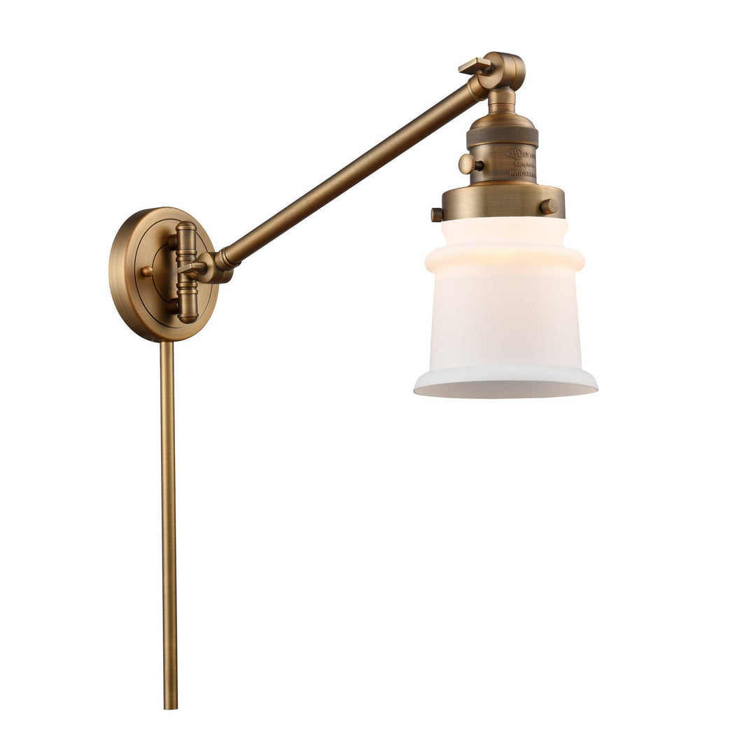Innovations Lighting 237-BB-G181S-LED  Franklin Restoration Lamp Brushed Brass