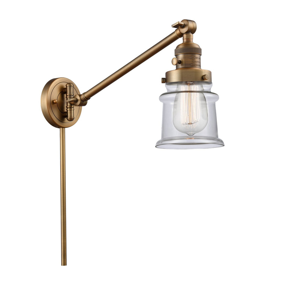Innovations Lighting 237-BB-G182S-LED  Franklin Restoration Lamp Brushed Brass