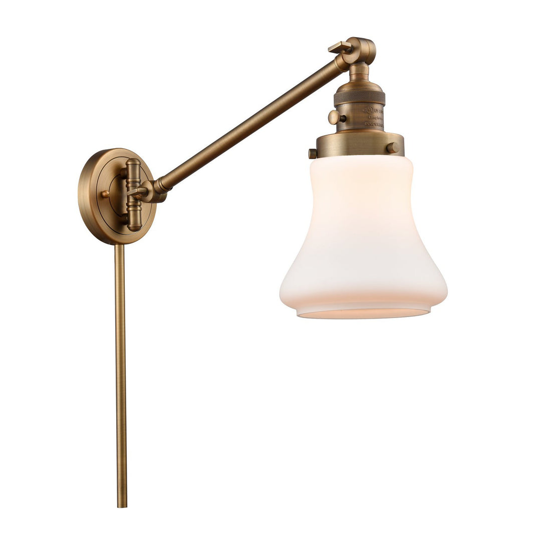 Innovations Lighting 237-BB-G191-LED  Franklin Restoration Lamp Brushed Brass
