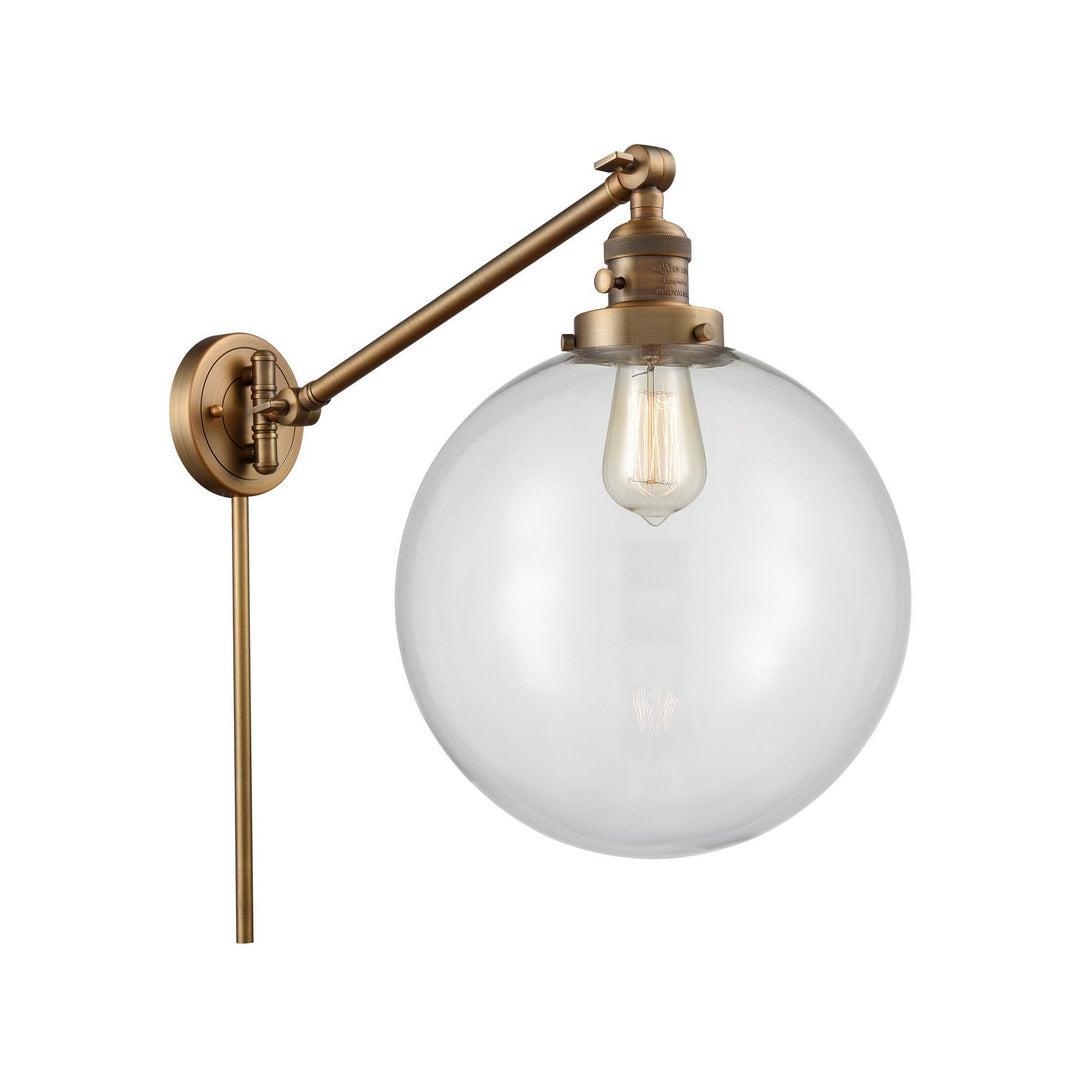 Innovations Lighting 237-BB-G202-12  Franklin Restoration Lamp Brushed Brass