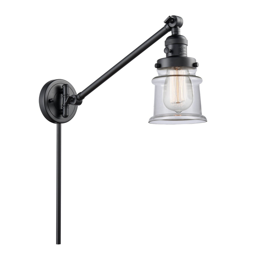 Innovations Lighting 237-BK-G182S-LED  Franklin Restoration Lamp Matte Black