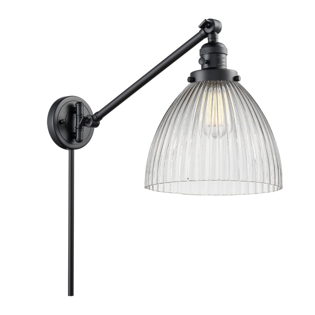 Innovations Lighting 237-BK-G222-LED  Franklin Restoration Lamp Matte Black