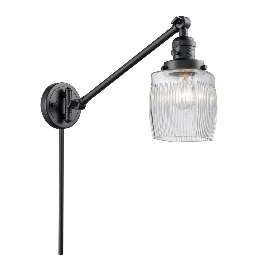Innovations Lighting 237-BK-G302-LED  Franklin Restoration Lamp Matte Black