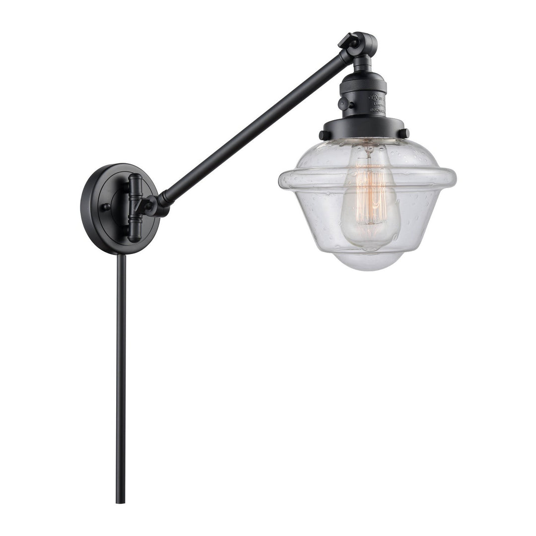 Innovations Lighting 237-BK-G534-LED  Franklin Restoration Lamp Matte Black
