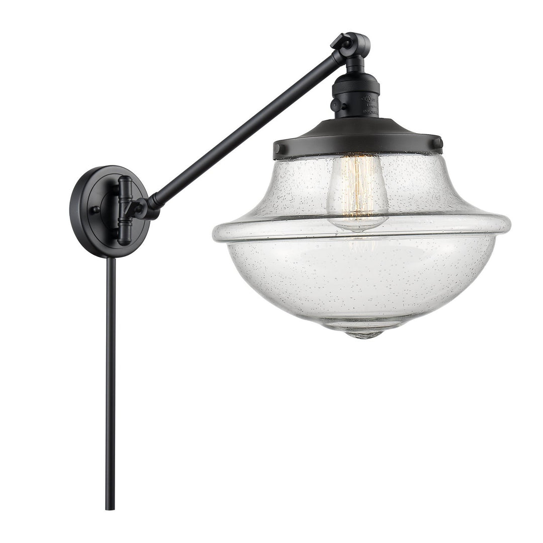 Innovations Lighting 237-BK-G544-LED  Franklin Restoration Lamp Matte Black
