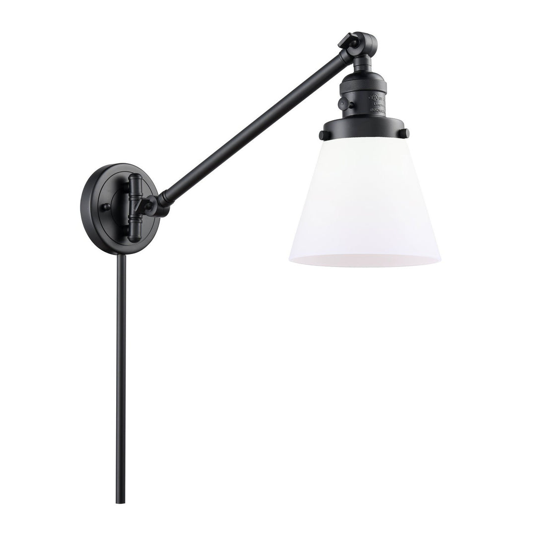 Innovations Lighting 237-BK-G61-LED  Franklin Restoration Lamp Matte Black