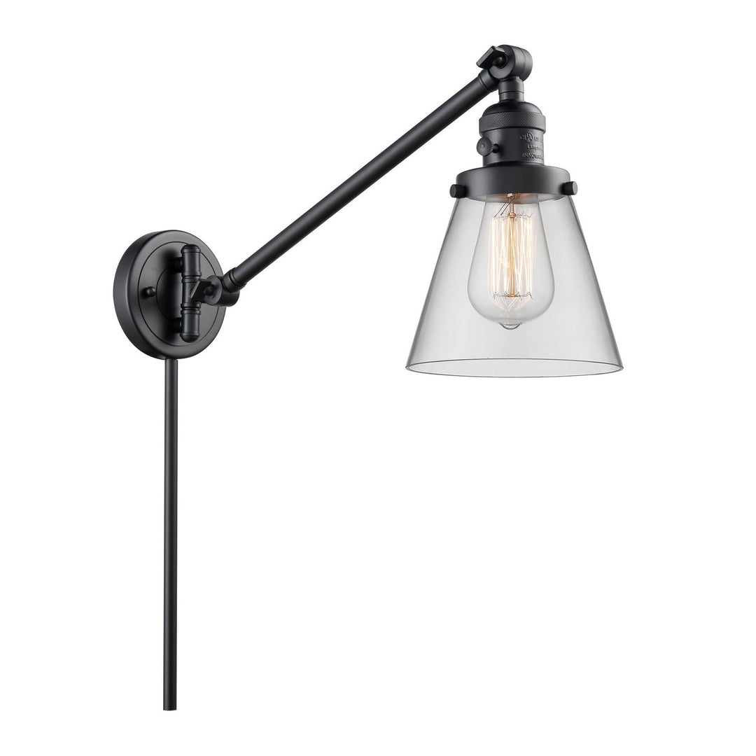 Innovations Lighting 237-BK-G62-LED  Franklin Restoration Lamp Matte Black