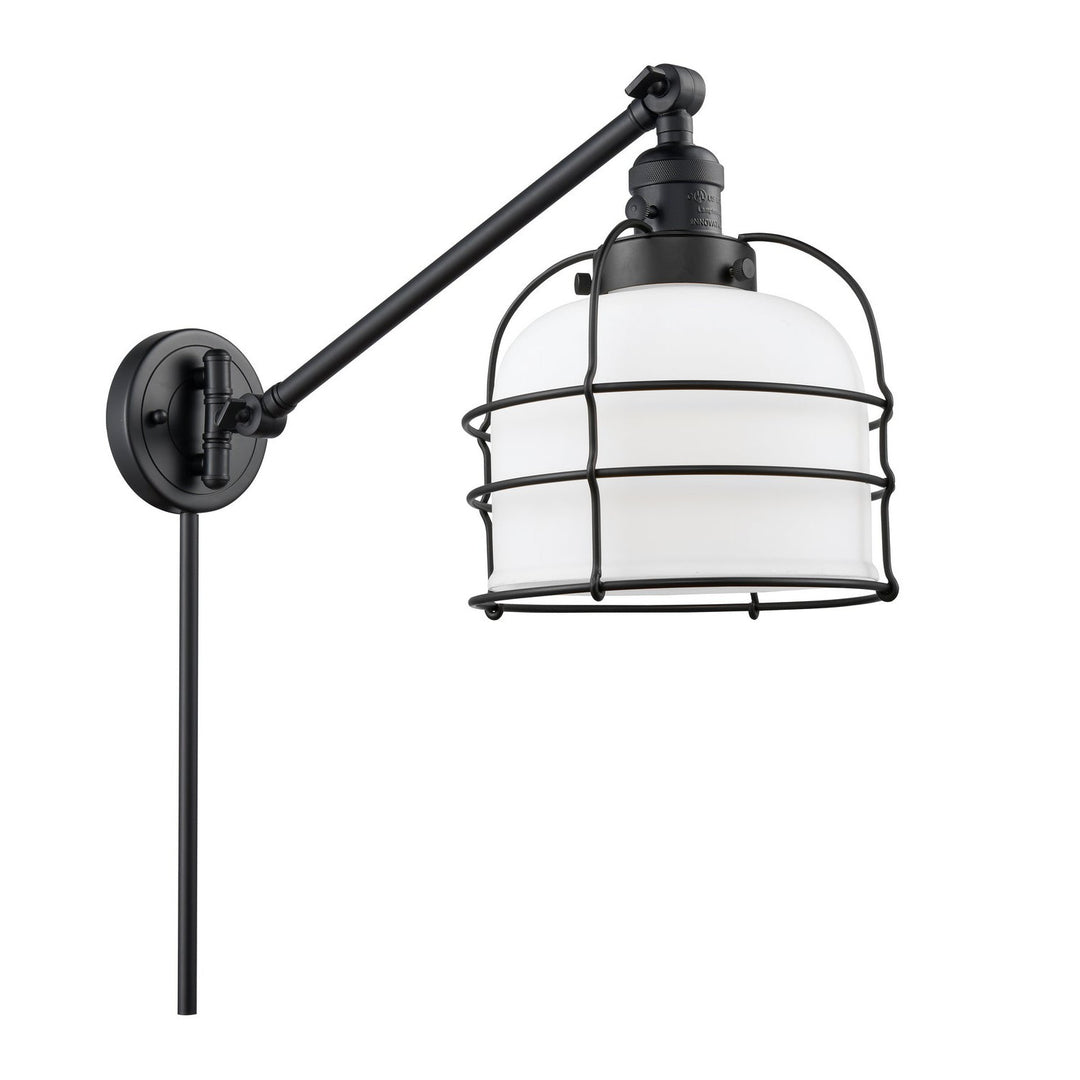 Innovations Lighting 237-BK-G71-CE-LED  Franklin Restoration Lamp Matte Black