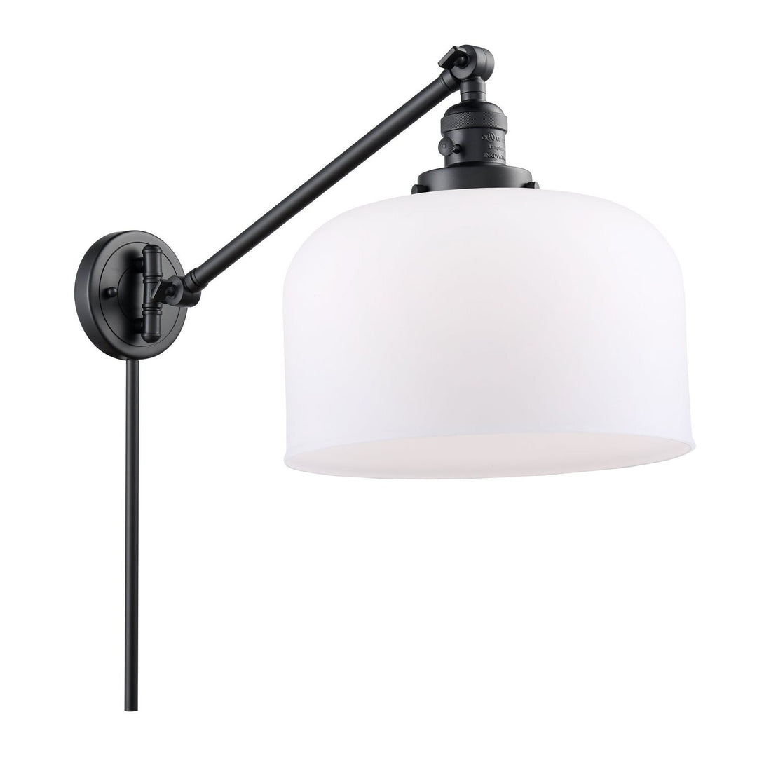 Innovations Lighting 237-BK-G71-L-LED  Franklin Restoration Lamp Matte Black