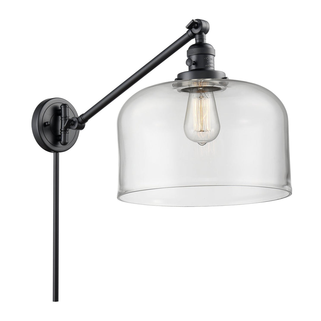 Innovations Lighting 237-BK-G72-L-LED  Franklin Restoration Lamp Matte Black