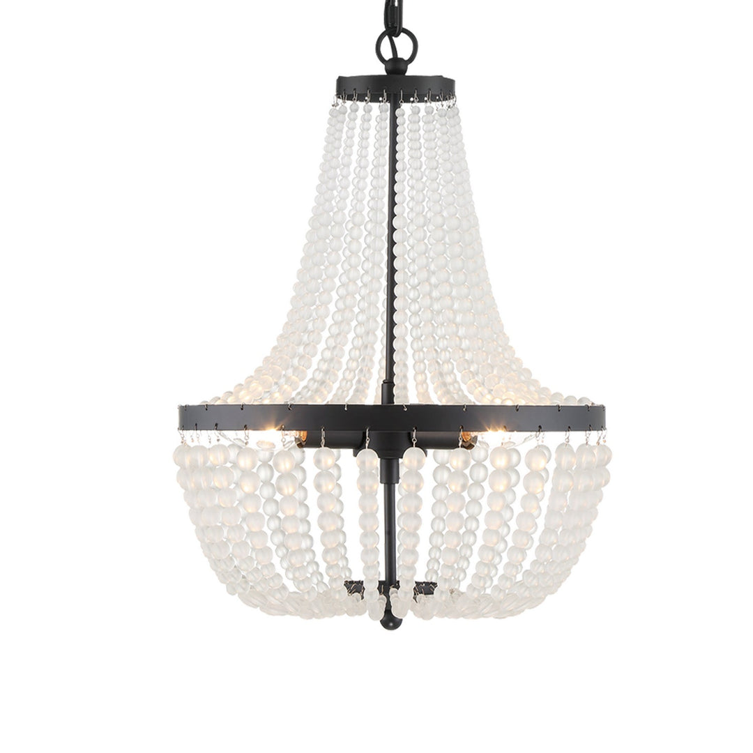 Crystorama Rylee 603-MK Chandelier Light - Matte Black