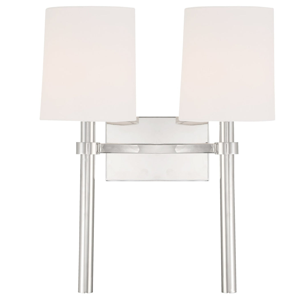 Crystorama Bromley BRO-452-PN Wall Light - Polished Nickel