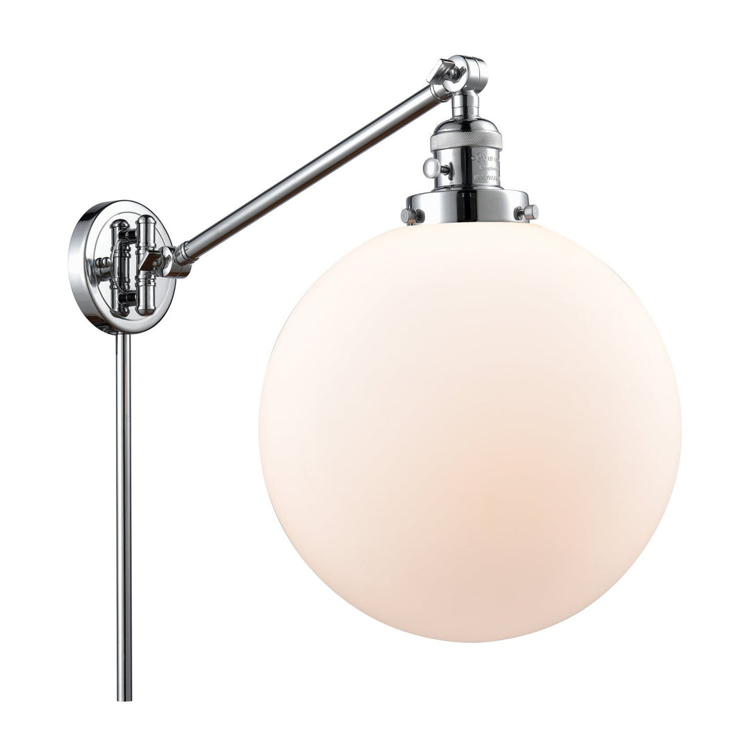 Innovations Lighting 237-PC-G201-12  Franklin Restoration Lamp Polished Chrome