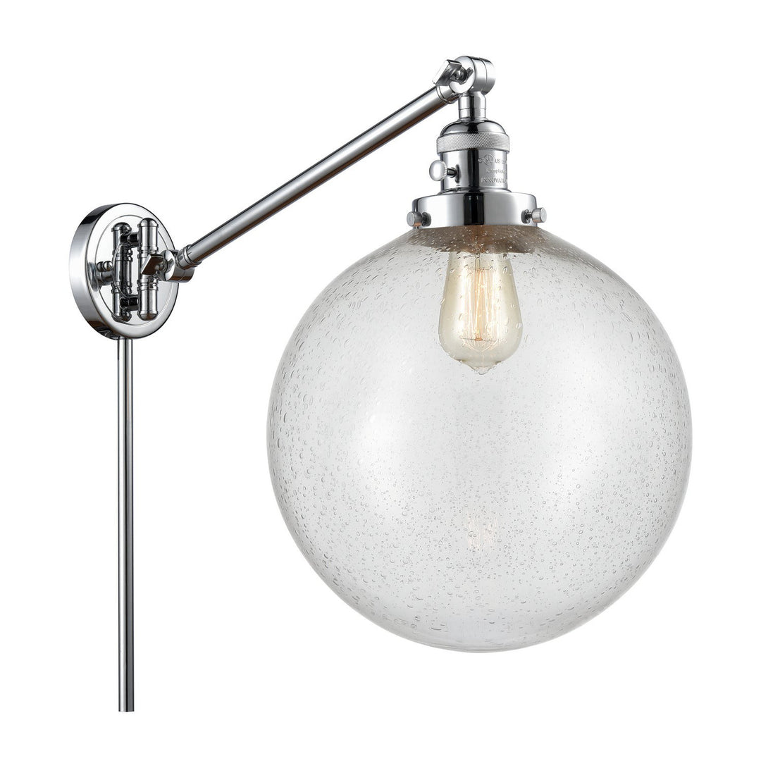 Innovations Lighting 237-PC-G204-12  Franklin Restoration Lamp Polished Chrome