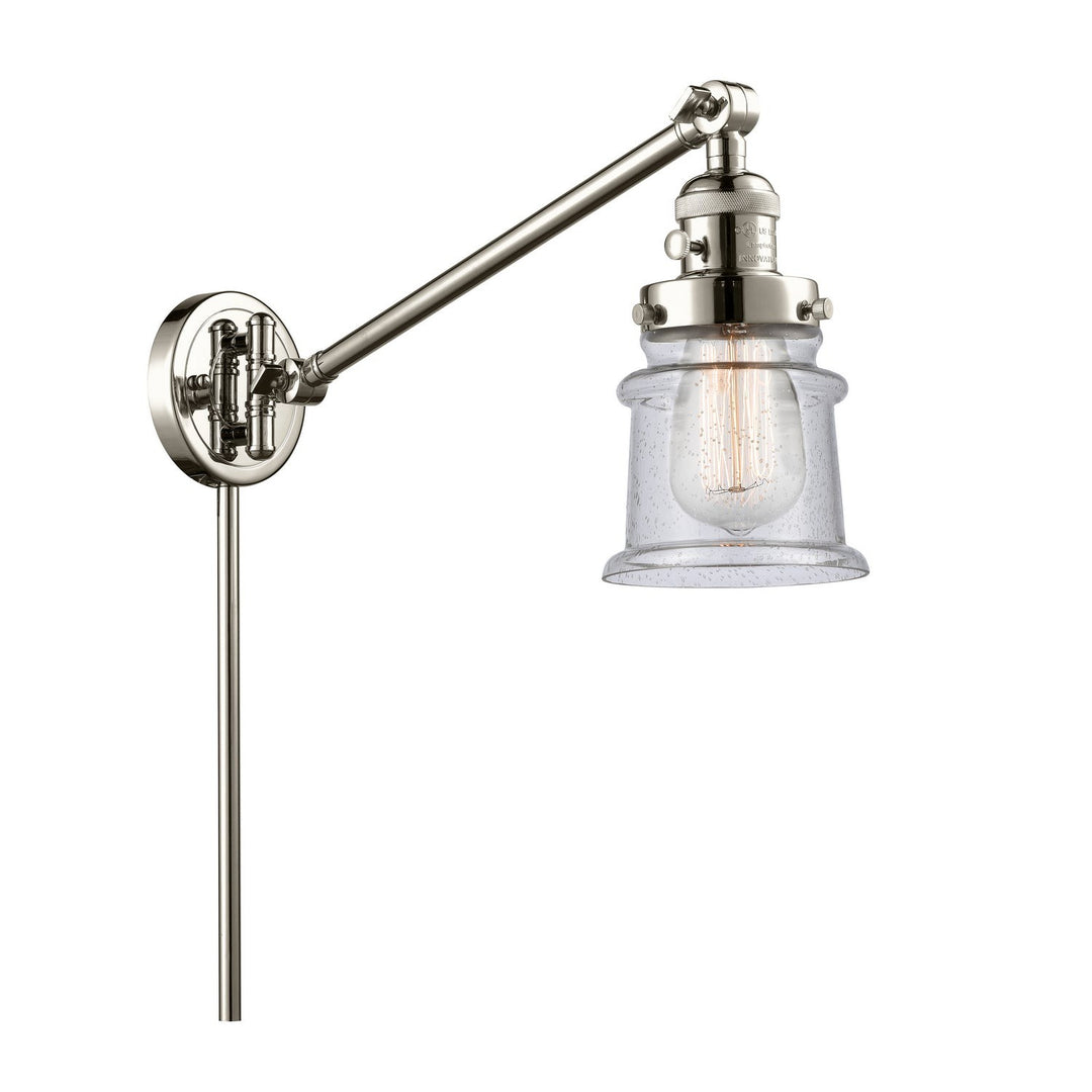 Innovations Lighting 237-PN-G184S-LED  Franklin Restoration Lamp Polished Nickel