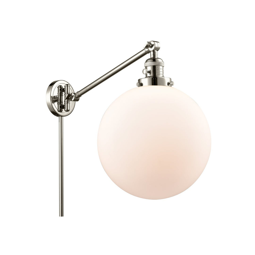 Innovations Lighting 237-PN-G201-12  Franklin Restoration Lamp Polished Nickel