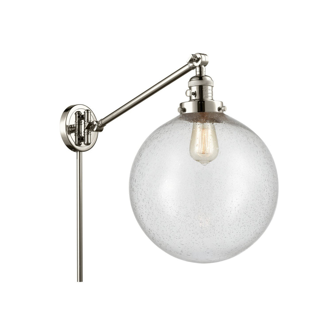 Innovations Lighting 237-PN-G204-12  Franklin Restoration Lamp Polished Nickel