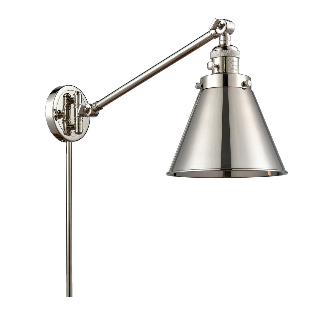 Innovations Lighting 237-PN-M13-PN-LED  Franklin Restoration Lamp Polished Nickel